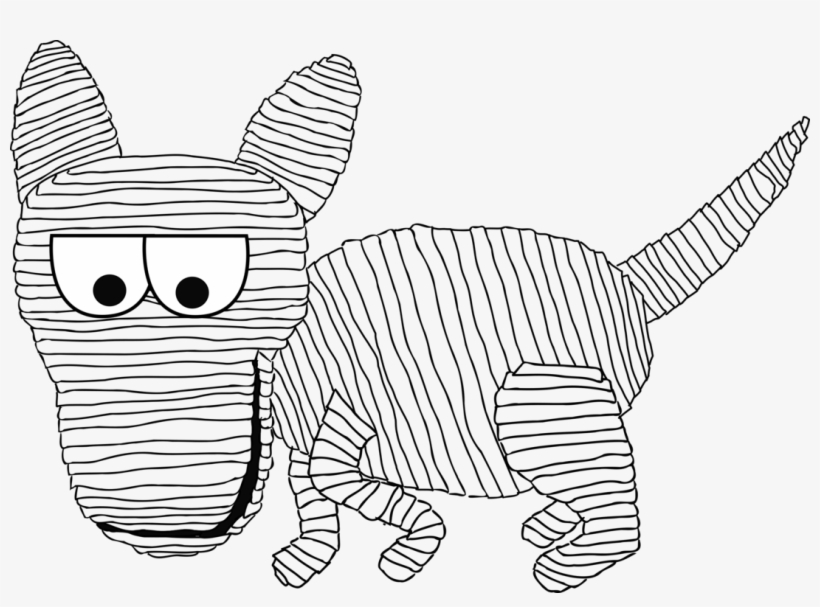 Egyptian Mummy Dog Ancient Egypt Cartoon - Mummy Dog Cartoon, transparent png download