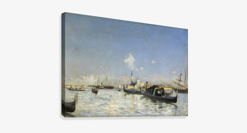 The Island Of San Giorgio In Venice Canvas Print - Venice, transparent png download
