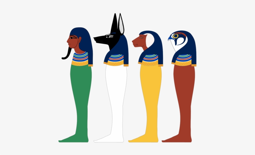 Five Reasons To Teach Egyptian Mythology And Culture - Four Sons Of Horus, transparent png download