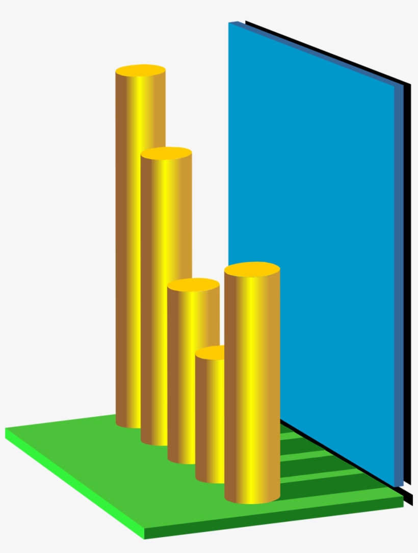 3d Graph Png - Bar Graph 3d Transparent Background, transparent png download