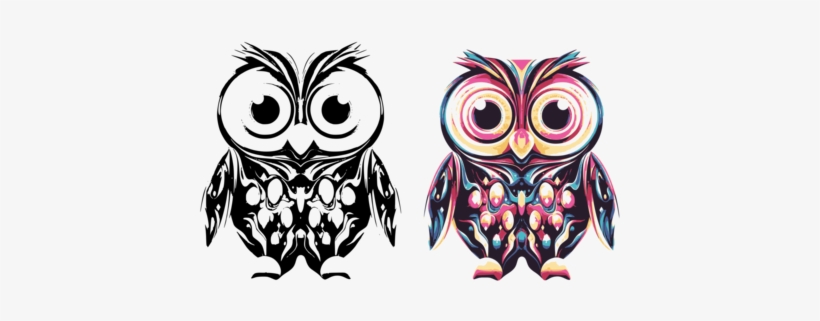 Little Owl Short-eared Owl Decorative Arts - Imagen De Buho Png, transparent png download