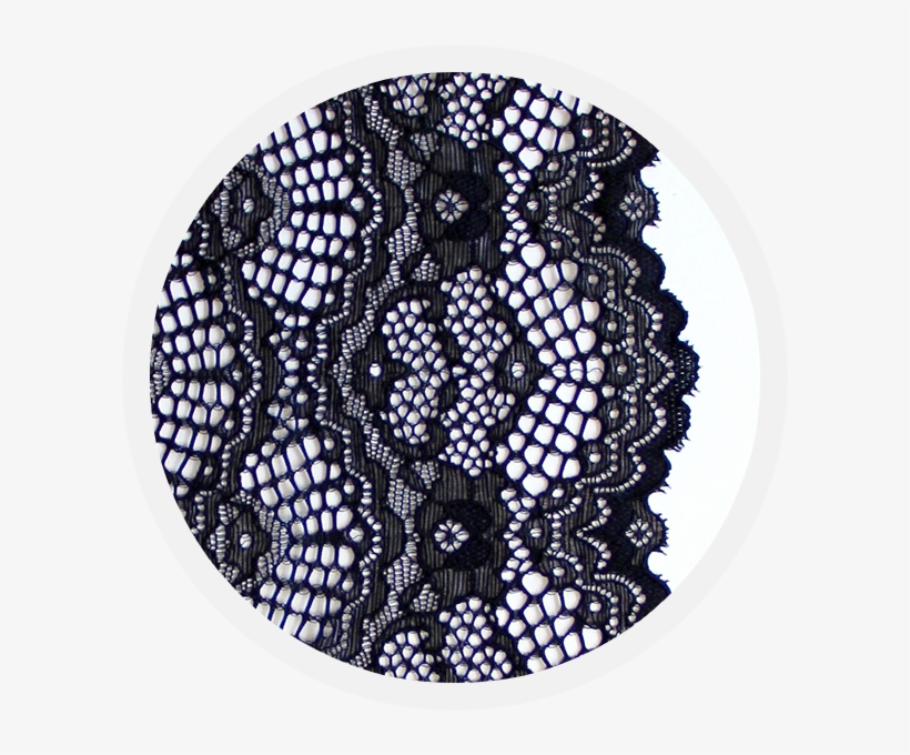 Black Lace Trim Jett - Painting, transparent png download