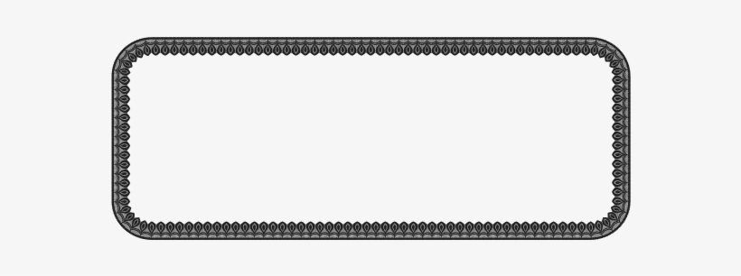 Black Lace Border - Parallel, transparent png download