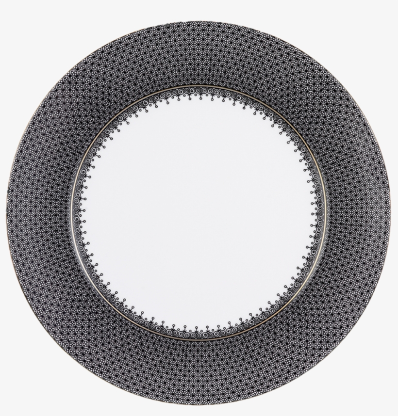 Mottahedeh Black Lace Service Plate, transparent png download