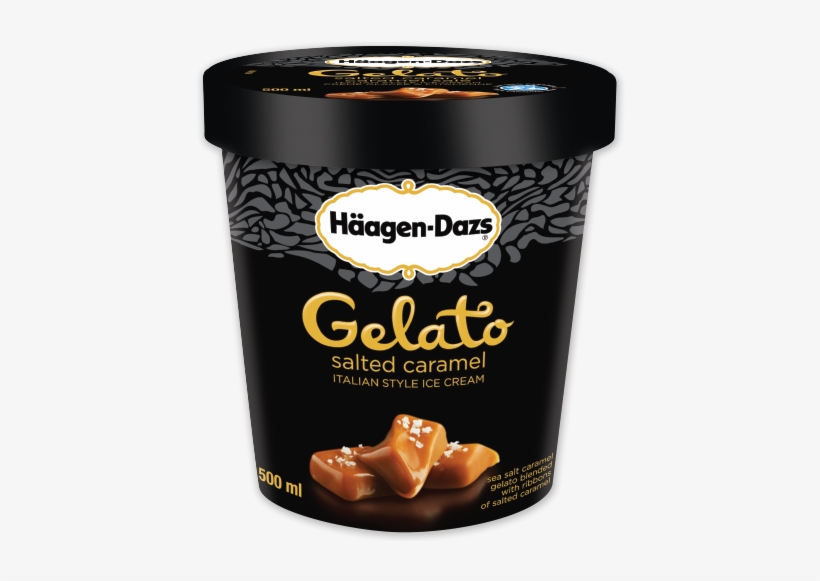 Alt Text Placeholder - Haagen Dazs Salted Caramel Gelato, transparent png download