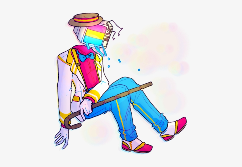 Hey Tv Man Wearing The Pan Suit Is My Aesthetic So - Cartoon, transparent png download