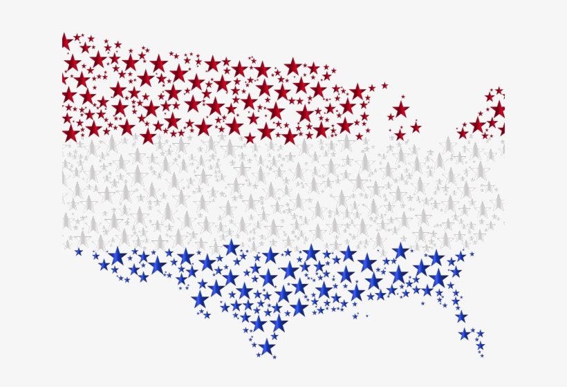 Map Of The Usa Flag Clipart Png - Transparent Background Icon Png, transparent png download