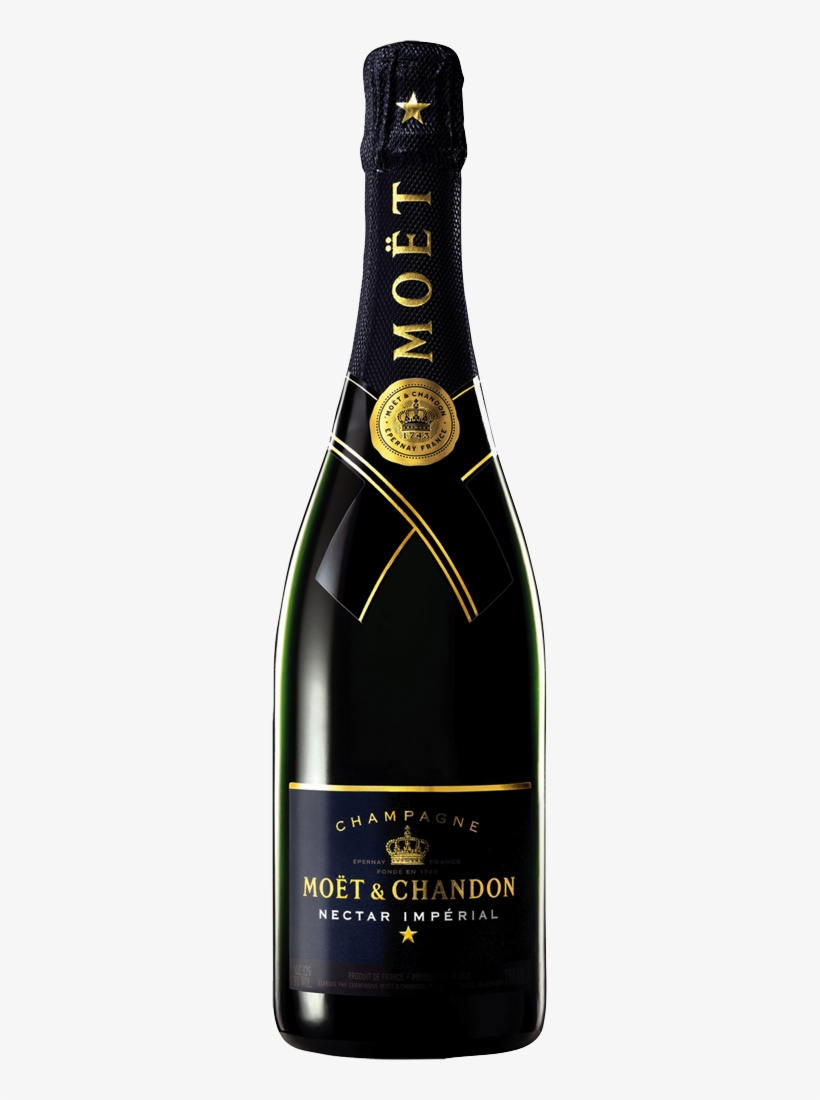 Moet & Chandon Nectar Imperial Champagne Demi Sec - Moet & Chandon Nectar Impérial Champagne, 750ml, transparent png download