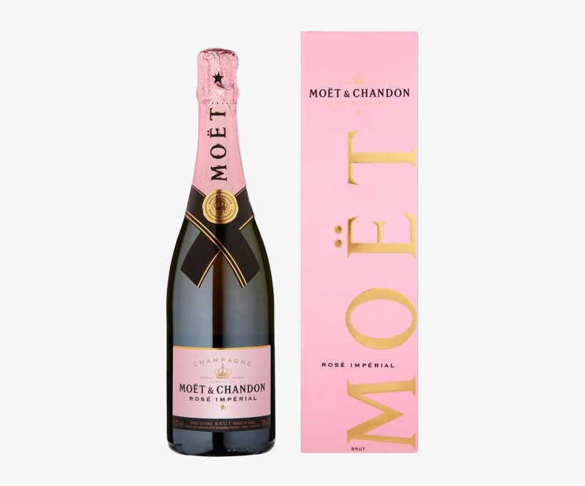 Moet & Chandon Imperial Rose Brut - Moët & Chandon Brut Rosé Champagne, transparent png download