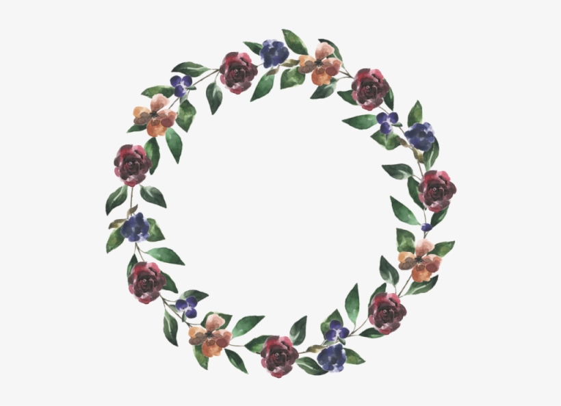 Autumn Leaves Wreath, Autumn, Leaves Png And Psd - Wreath, transparent png download