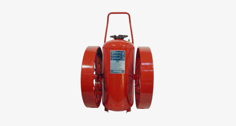 Red Line Wheeled Dry Chem - Wheeled Fire Extinguishers, transparent png download