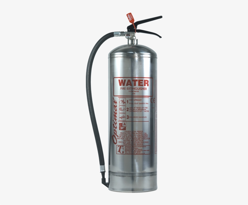 Stainless Steel Water Extinguisher - Qatar, transparent png download