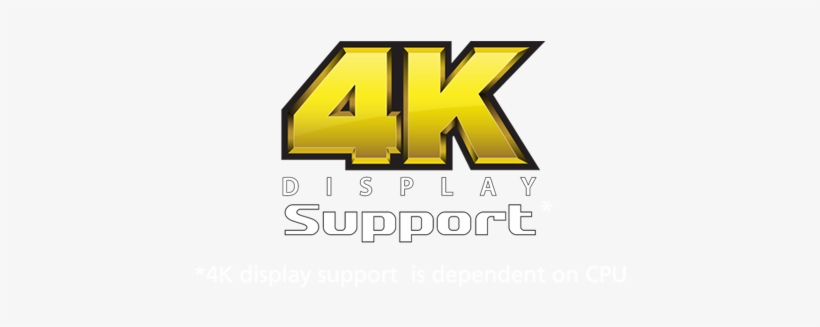 4k Resolution Is The Next Technological Milestone In - 4k Display Support, transparent png download