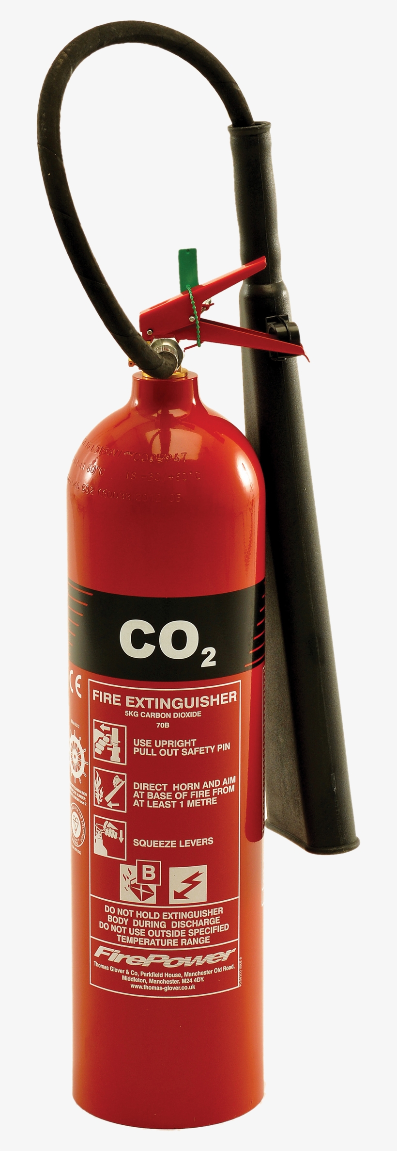 Fire Extinguisher 5kg Co2 Uk, transparent png download