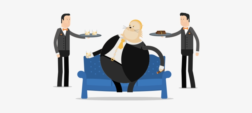 Fat Cat Campaign Scenario - Cartoon, transparent png download