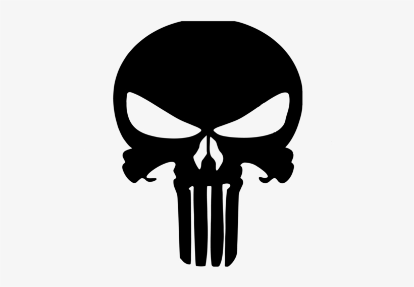 Punisher Skull Png Jpg Freeuse Library - Punisher Stencil, transparent png download