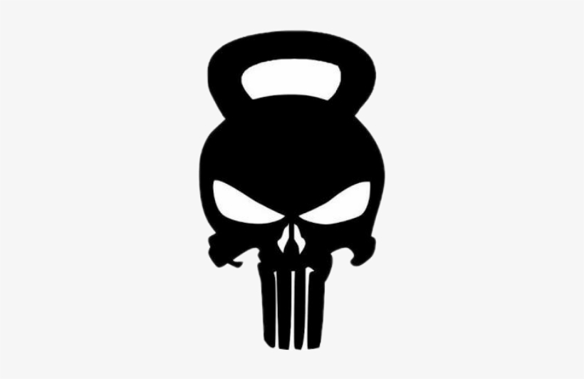 Punisher Skull Workout Sniper New Sticker - Crossfit Kettlebell Punisher, transparent png download