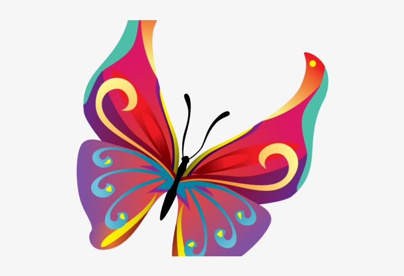 Minnesota Timberwolves Clipart Butterfly - Butterfly Vector Image Png, transparent png download