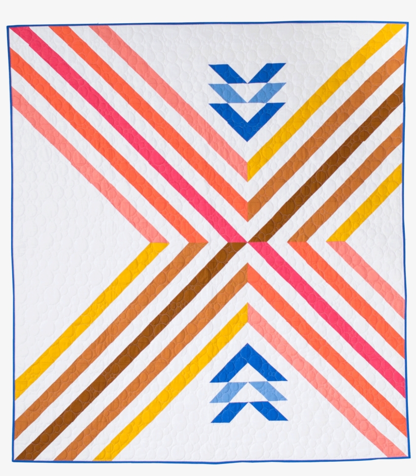 Stripe Crossing Quilt Pattern - Stock Exchange, transparent png download