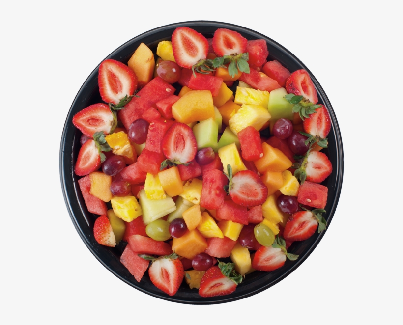 Freshseasonalfruitsalad - Fruit From Top Png, transparent png download