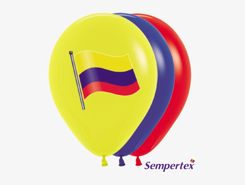 Globo R-12 Bandera De Colombia Policromía Más - Bandera De La Selección Colombia, transparent png download