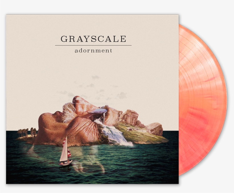 Vinyl - Grayscale Adornment Vinyl, transparent png download