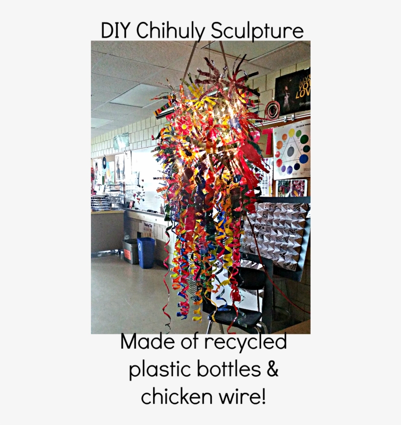 Chihuly Sculpture Made Of Plastic Bottles, Chicken - Chihuly Sculpture Wires, transparent png download