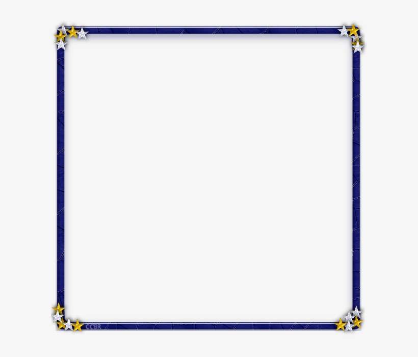 Star Blue Cracked Frame, transparent png download
