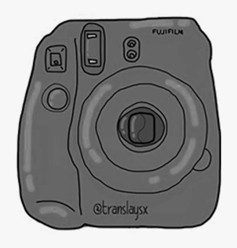 #instaxmini #black #tumblr - Mirrorless Interchangeable-lens Camera, transparent png download
