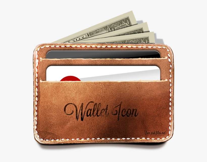 Wallet Icon Mockup Png Download Free Clipart - Wallet Psd, transparent png download