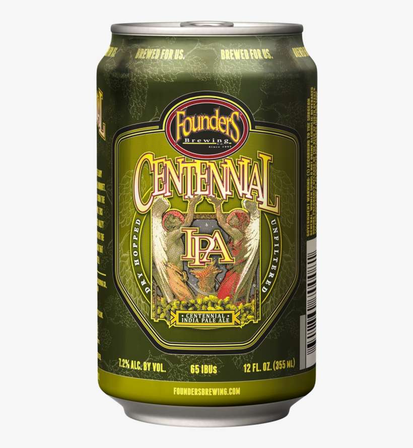 Cent Ipa Can Final Web - Founders Centennial Ipa, transparent png download
