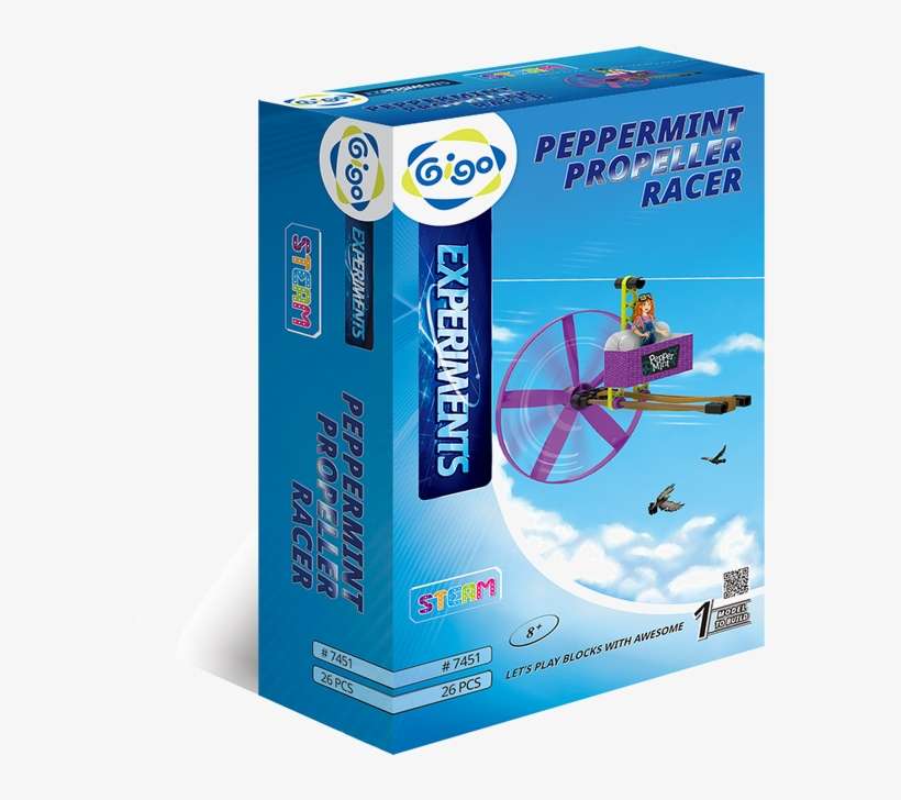 Pepper Mint Propeller Racer - Graphic Design, transparent png download