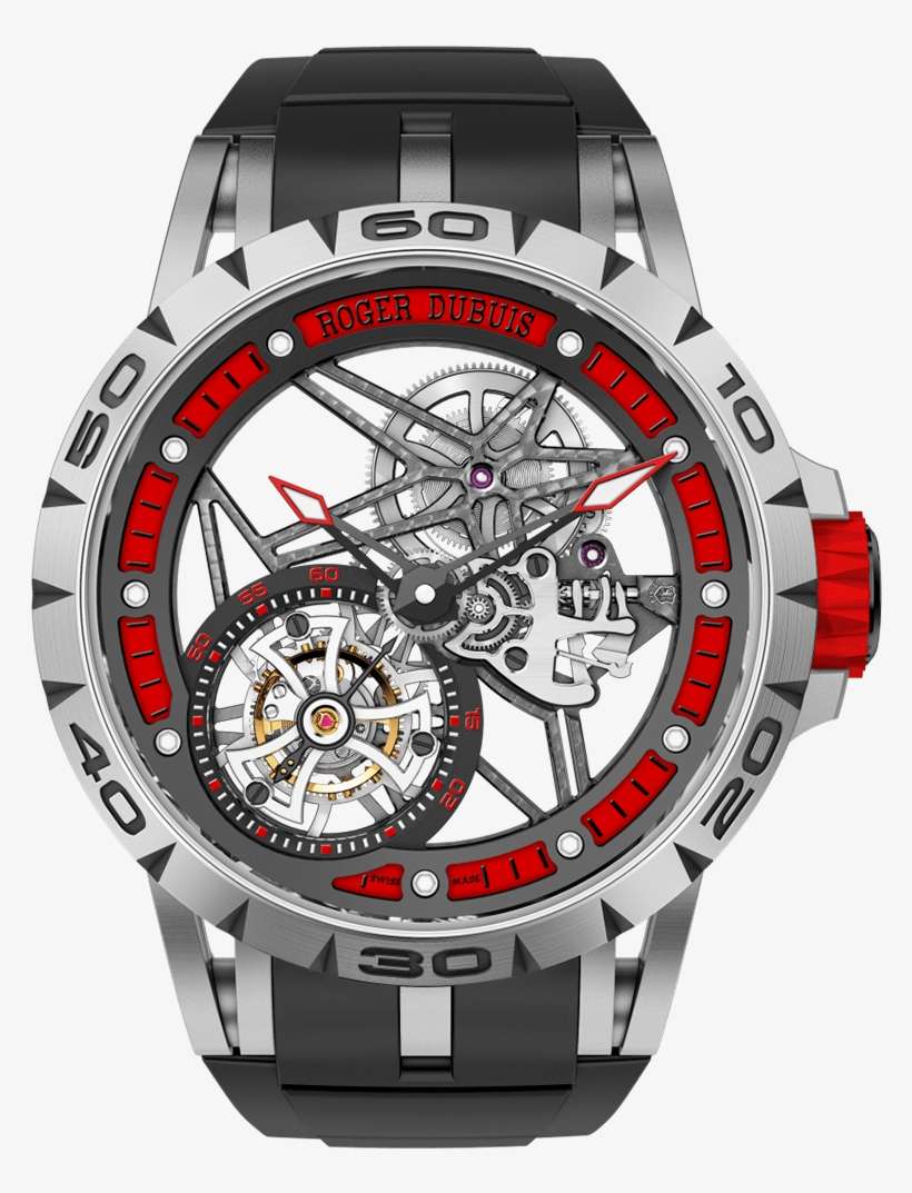Excalibur - Roger Dubuis Skeleton Flying Tourbillon T, transparent png download