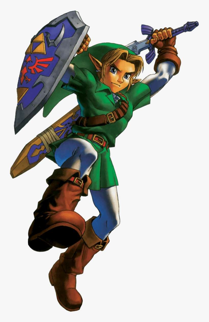 Ocarina Of Time And Majora's Mask Link, transparent png download
