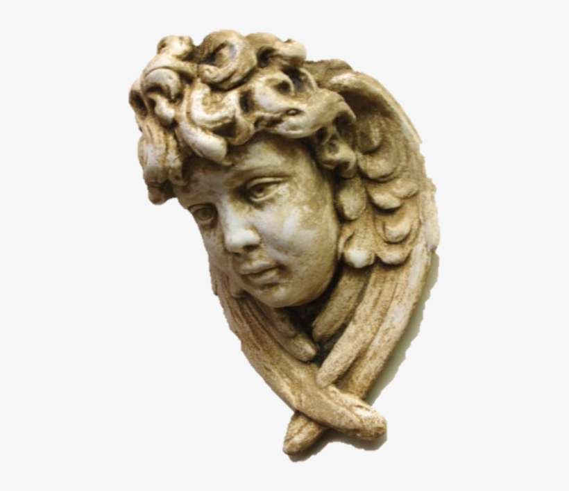 Cherub Face Bracket - Bronze Sculpture, transparent png download