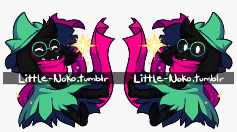 Charm Ralsei By Little Noko Black Mage, Gaming, Runes, - Cartoon, transparent png download