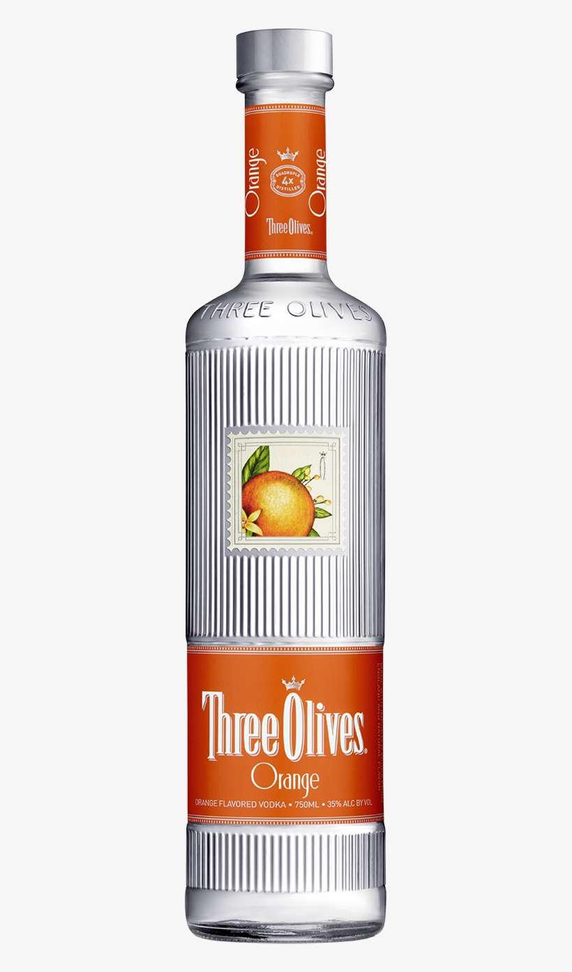 Three Olives Orange Vodka 750ml - Three Olives Apples & Pears Vodka, transparent png download