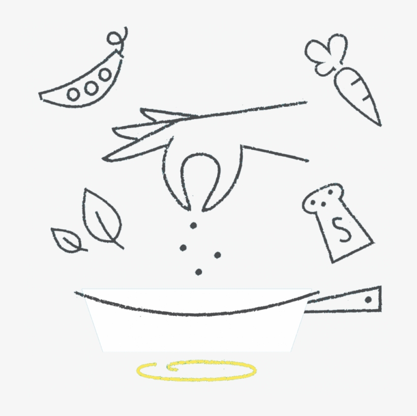 Cooking Drawing Pan - Drawing, transparent png download