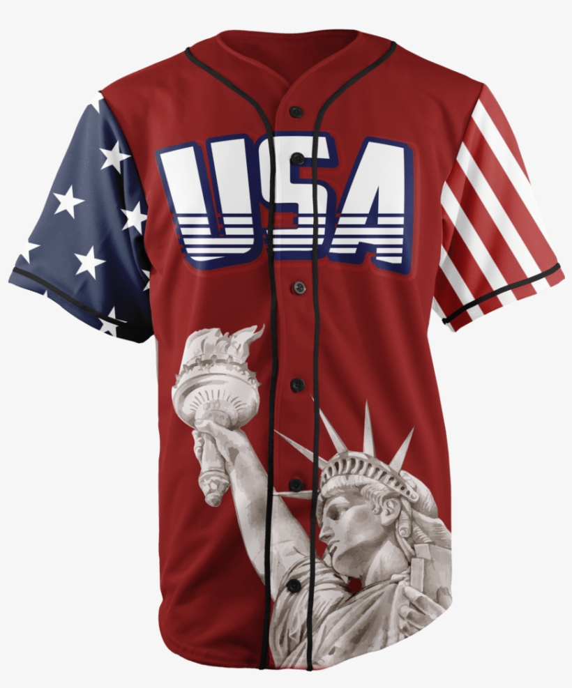 Limited Edition Red Trump - Cool Baseball Jerseys Usa, transparent png download