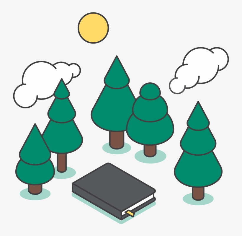Buy A Book, Plant A Tree - Christmas Tree, transparent png download