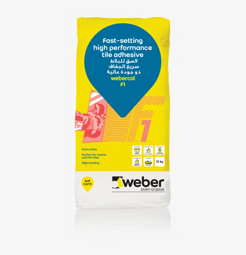 Webercol-f1 - Saint Gobain, transparent png download