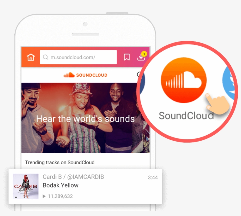 Start To Download - Soundcloud Artists, transparent png download