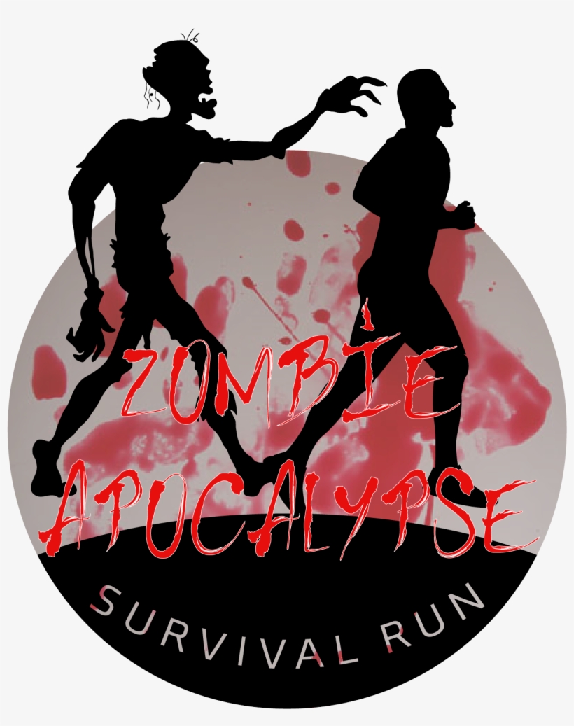 Zombie Apocalypse Survival Run - Graphic Design, transparent png download