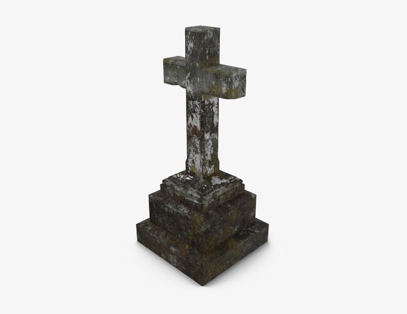 Grave Stone Cross Png, transparent png download