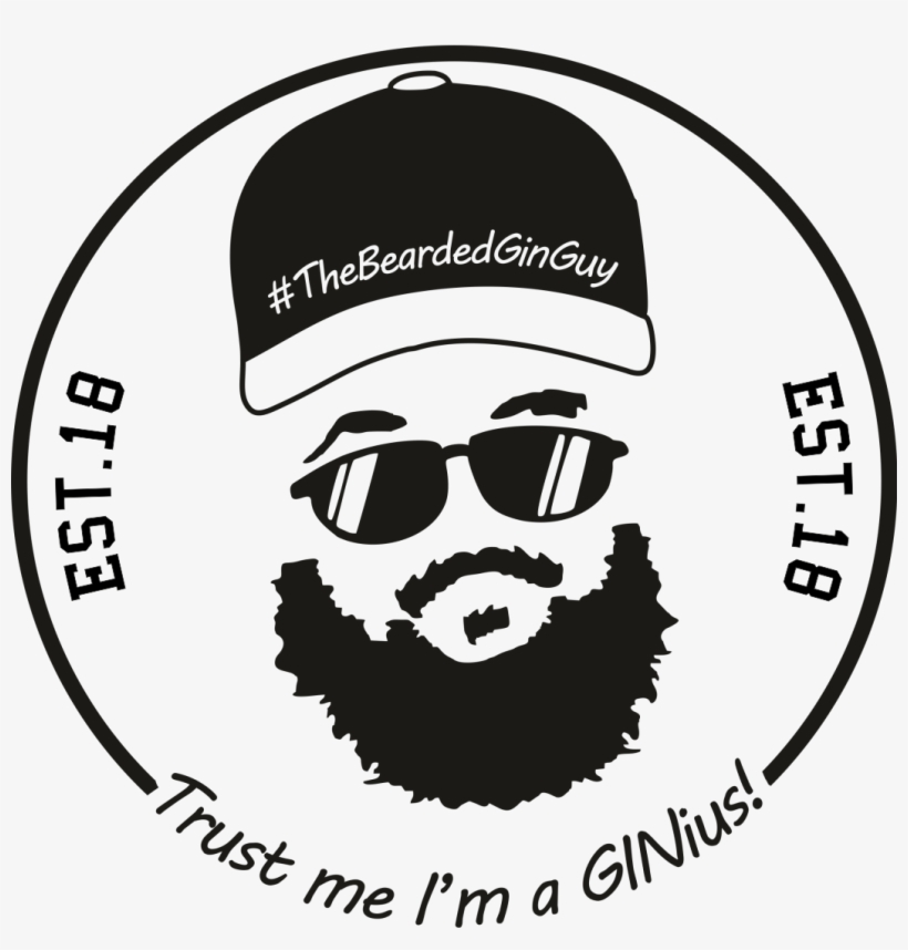 The Bearded Gin Guy Logo - Bearded Gin Guy, transparent png download