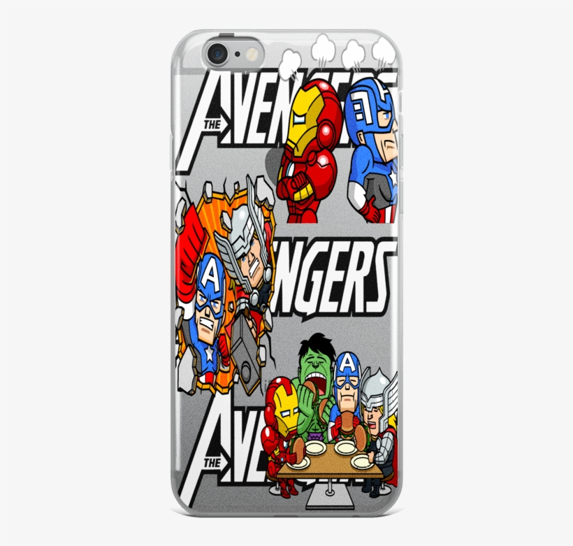 Ironman, Captain America, Thor, And Hulk The Avengers - Mobile Phone Case, transparent png download
