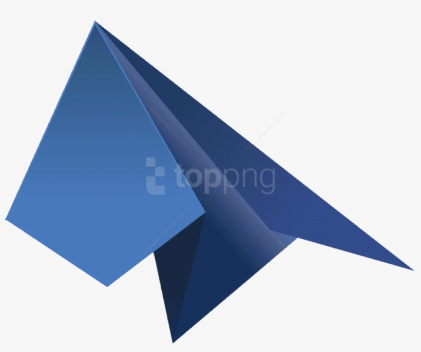 Free Png Blue Paper Plane Png Images Transparent - Avion De Papel Azul Png, transparent png download