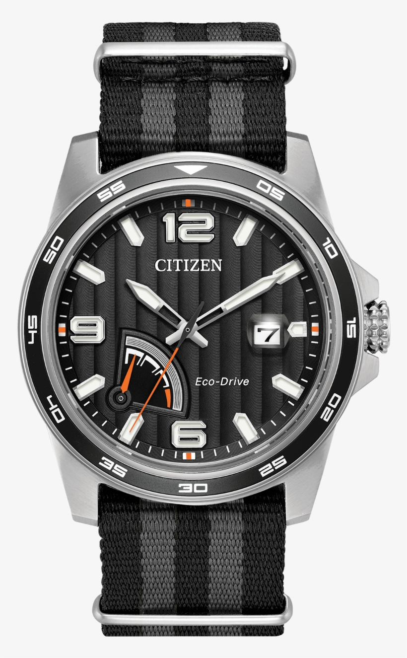 Black-tone Stainless Steel Case, Black/grey Striped - Aw7030 06e, transparent png download