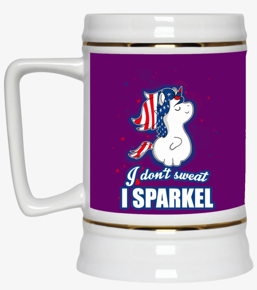 I Don't Sweat I Sparkle Mug - Mug, transparent png download