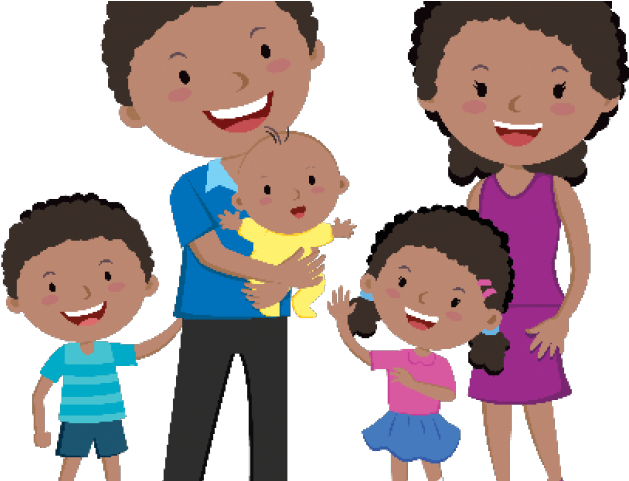 Happy Family Cartoon Pictures - Clip Art (640x480), Png Download